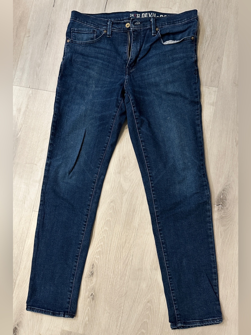 Slim Straight Men's Jeans in Dark Indigo